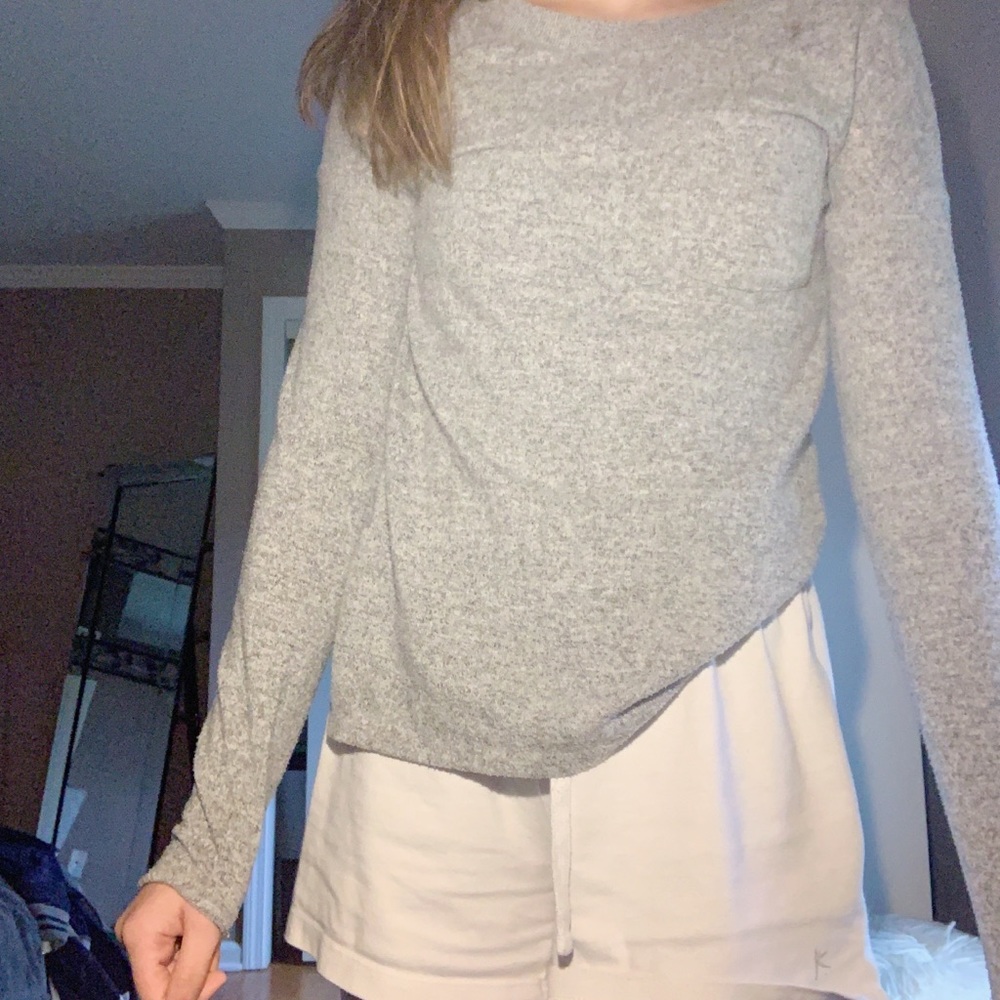 Gray sweater!!